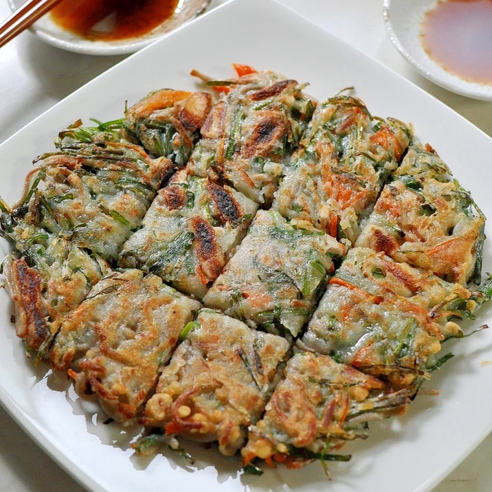 余ったそばで 蕎麦入りチヂミ レシピ 作り方 By ねこすけ 楽天レシピ 余ったそばで 蕎麦入りチヂミ レシピ 作り方 By ねこすけ 楽天レシピ
